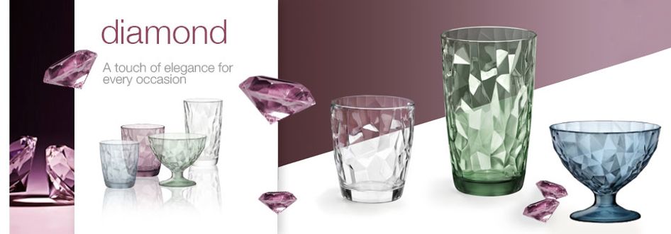 Ly thủy tinh Diamond 30cl màu tím - Ảnh 12