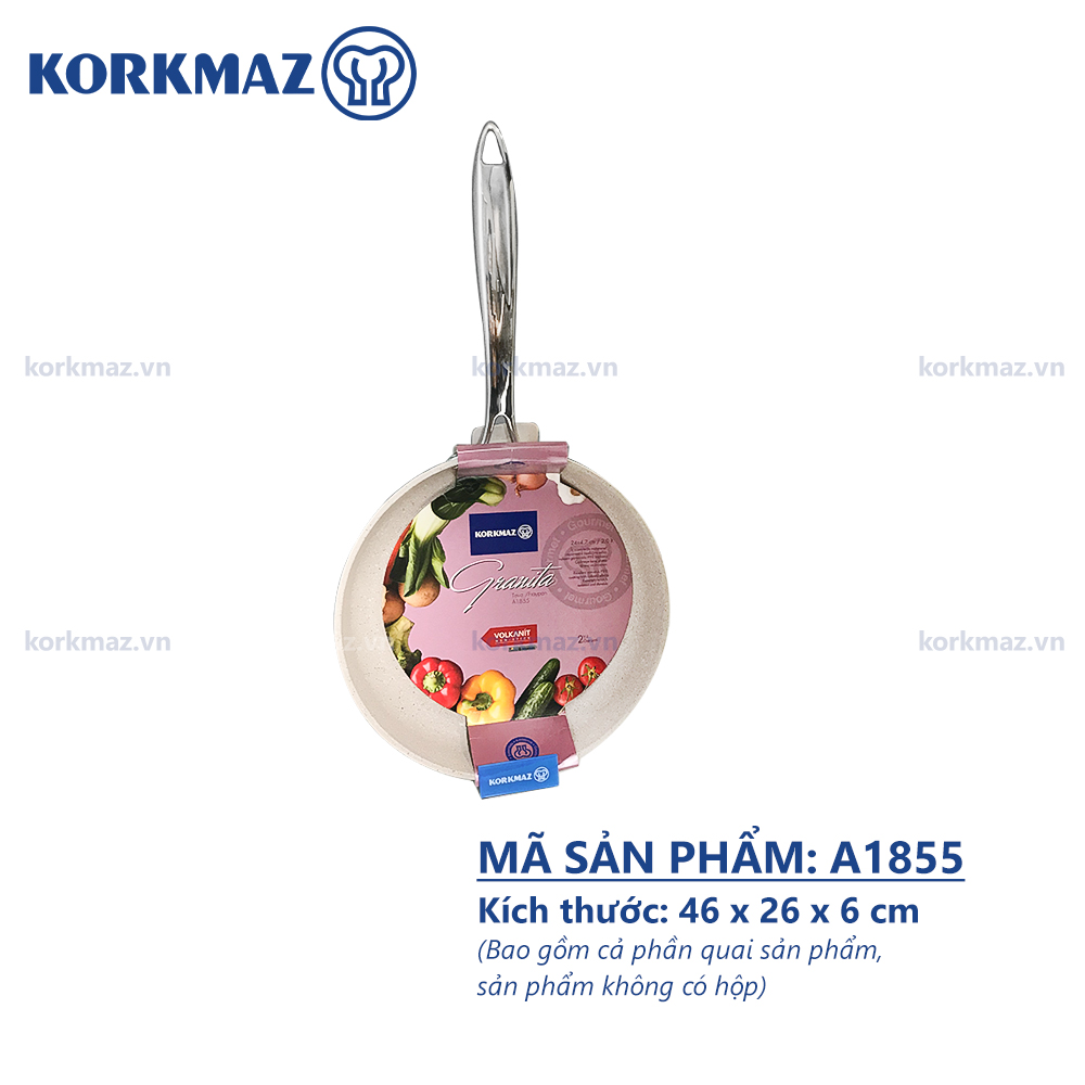 Chảo chống dính bếp từ Korkmaz Granita 2 lít - Ø24cm - A1855 - Ảnh 6