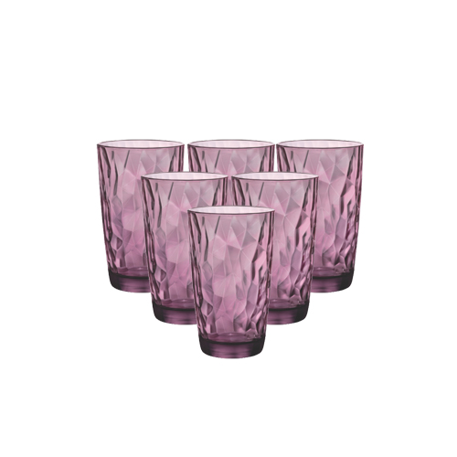 Ly thủy tinh Diamond 47cl màu tím - Ảnh 7