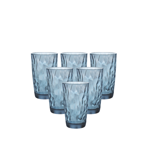 Ly thủy tinh Diamond 47cl màu xanh biển - Ảnh 3