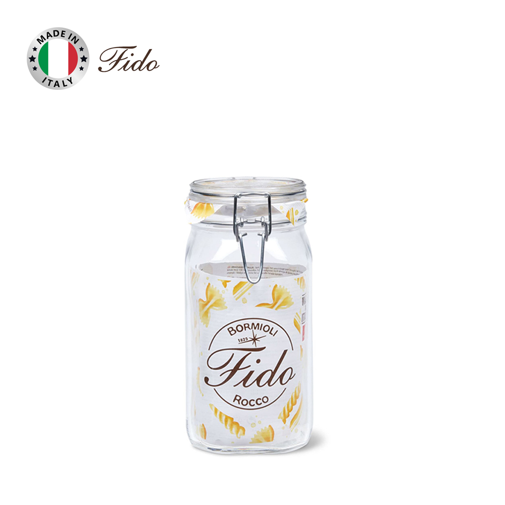 Hũ thủy tinh nắp cài kín hơi Fido 1500ml - Ảnh 7