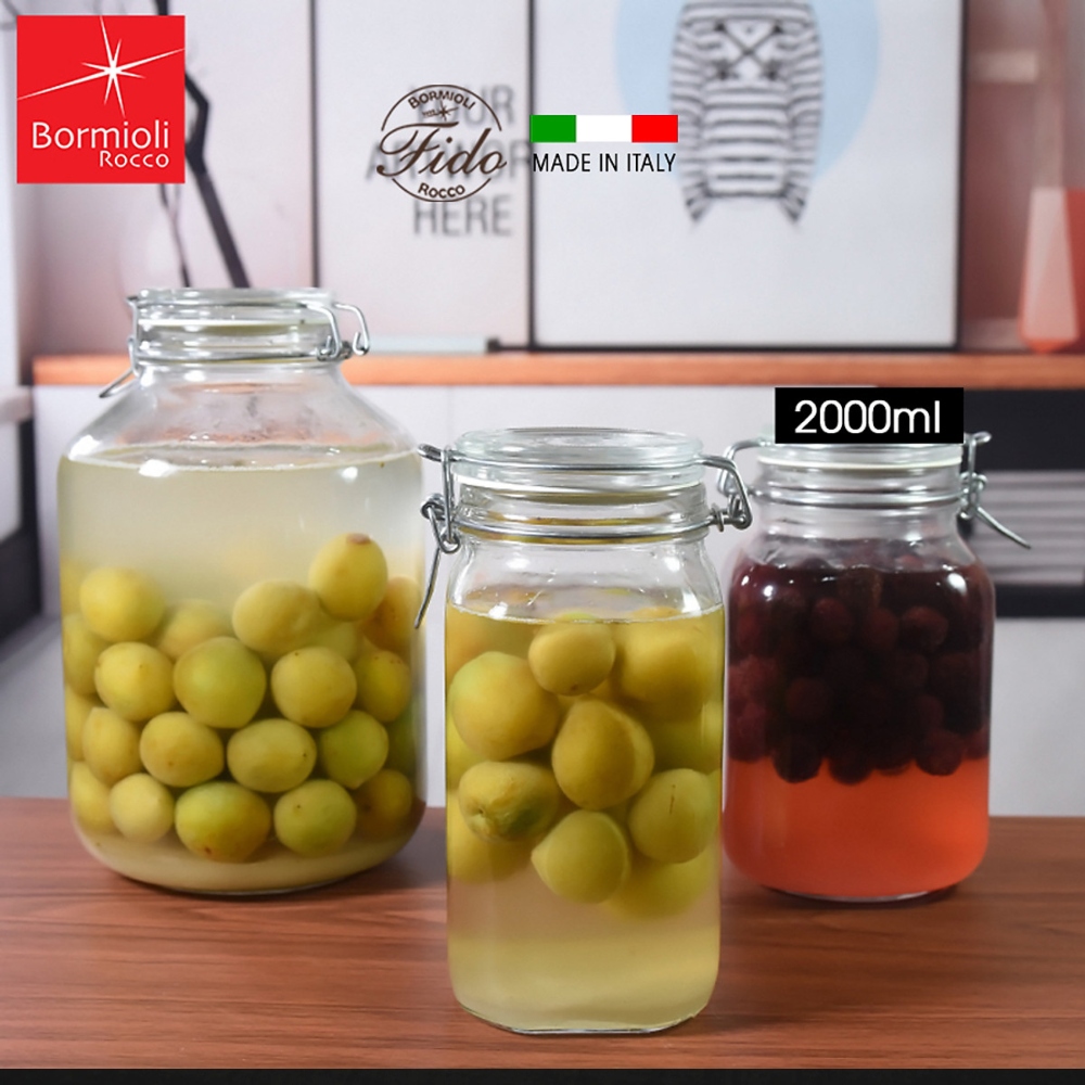 Hũ thủy tinh nắp cài kín hơi Fido 5000ml - Ảnh 6