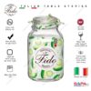 Hũ thủy tinh nắp cài kín hơi Fido 3000ml