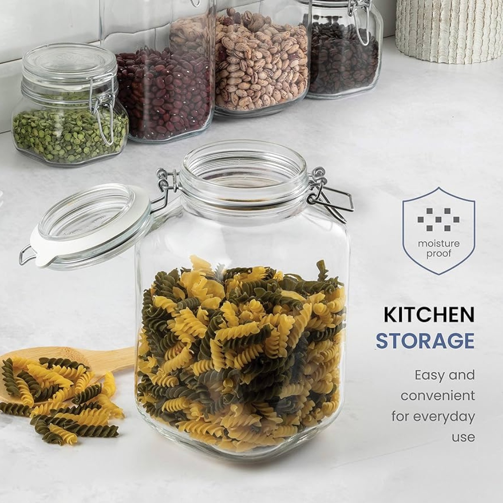 Hũ thủy tinh nắp cài kín hơi Fido 3000ml - Ảnh 10