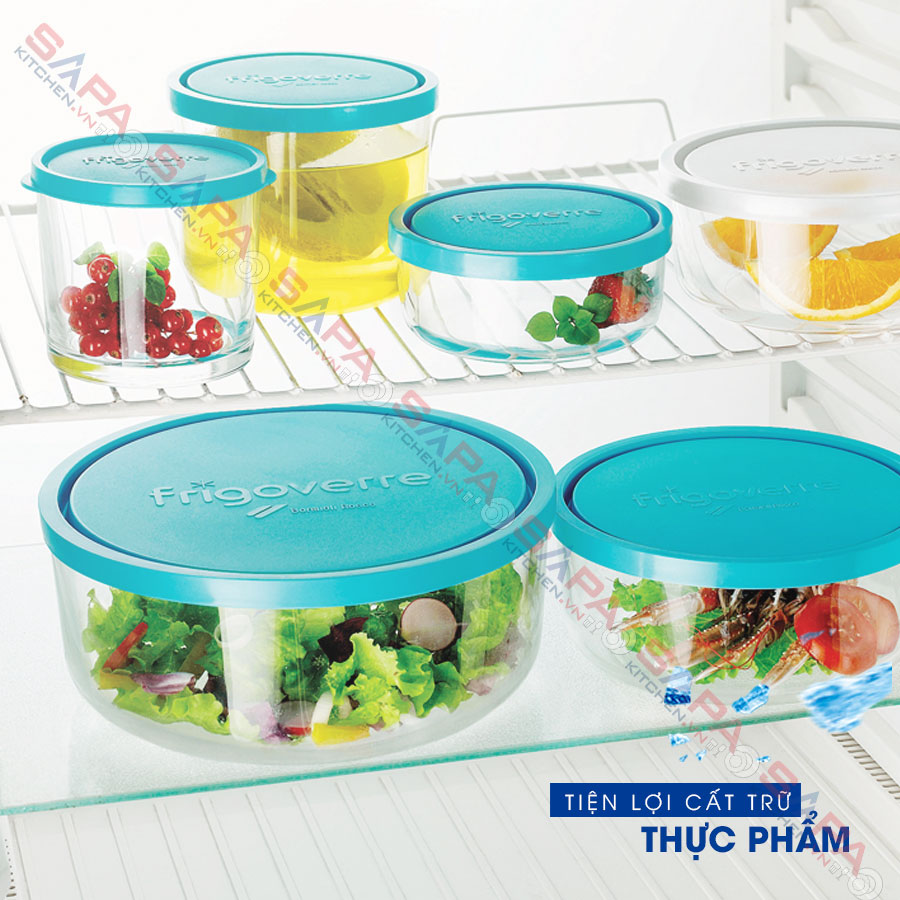 Hộp thủy tinh trữ đông Frigoverre tròn 12 - 300ml - Ảnh 5