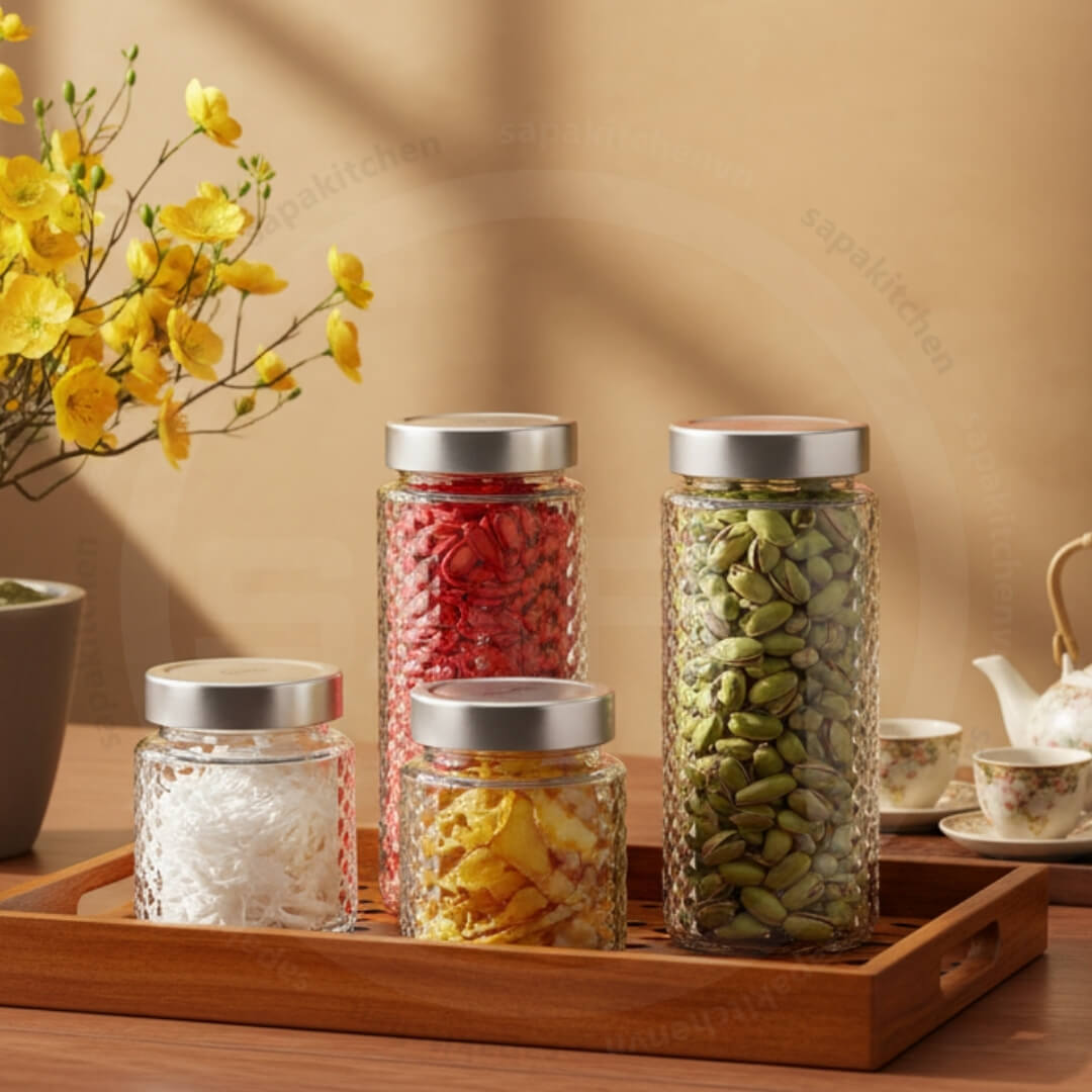Hũ thủy tinh nắp vặn Delivery 700 - Ảnh 6