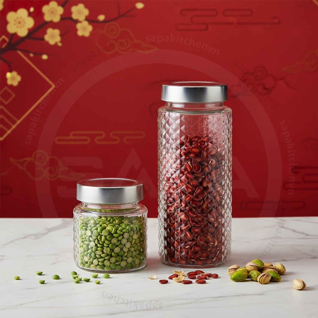 Hũ thủy tinh nắp vặn Delivery 700 - Ảnh 5