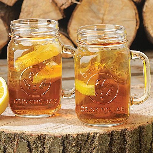 Ly thủy tinh tay cầm nắp vặn 450ml - SAPATA - Ảnh 6