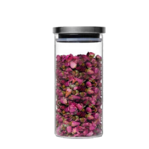 Alternative view of Hũ thủy tinh tròn nắp inox hít kín hơi 1.5L - SAPATA