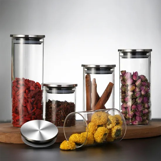 Hũ thủy tinh tròn nắp inox hít kín hơi 2L - SAPATA - Ảnh 7