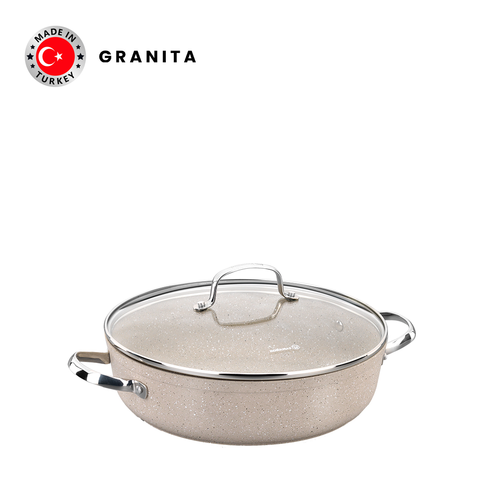 Nồi chống dính bếp từ thấp Korkmaz Granita 3.5 lít - Ø26x7cm - A1263 - Ảnh 7