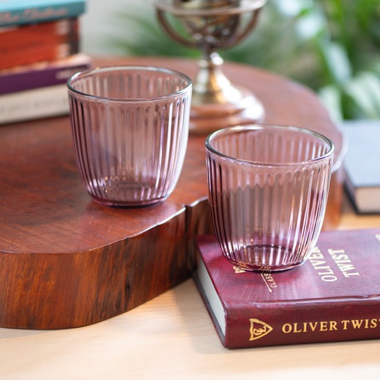 Combo 6 ly thủy tinh sọc Line 29cl màu hồng - Ảnh 7
