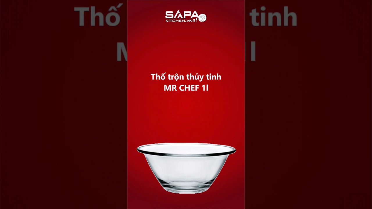 Thố trộn thủy tinh Mr Chef 1L - Ảnh 9