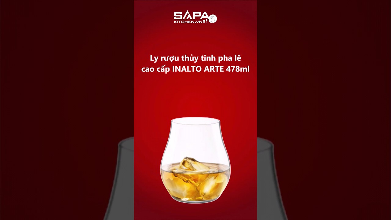 Ly rượu thủy tinh pha lê cao cấp Inalto Arte 48.7cl - Ảnh 8
