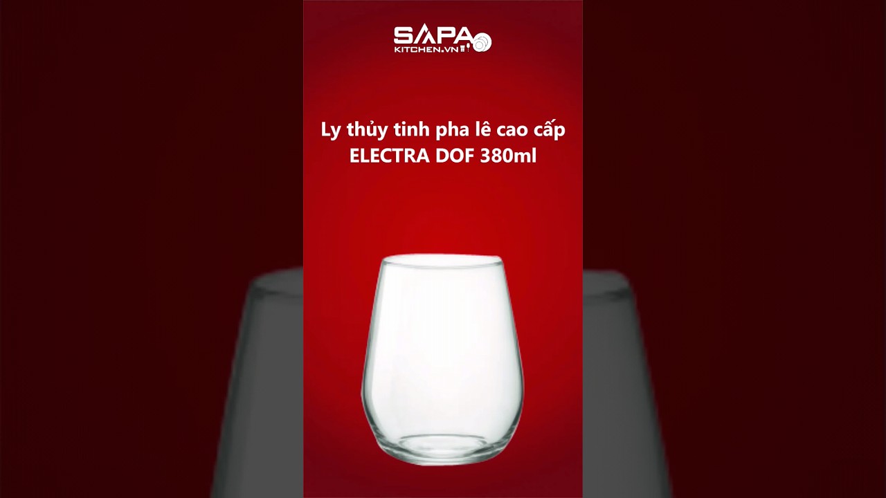 Ly thủy tinh pha lê cao cấp Electra DOF 38cl - Ảnh 6