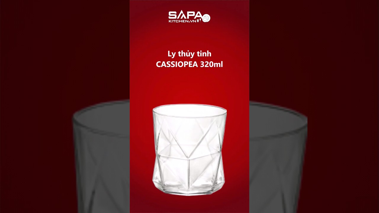 Ly thủy tinh Cassiopea 32cl - Ảnh 7