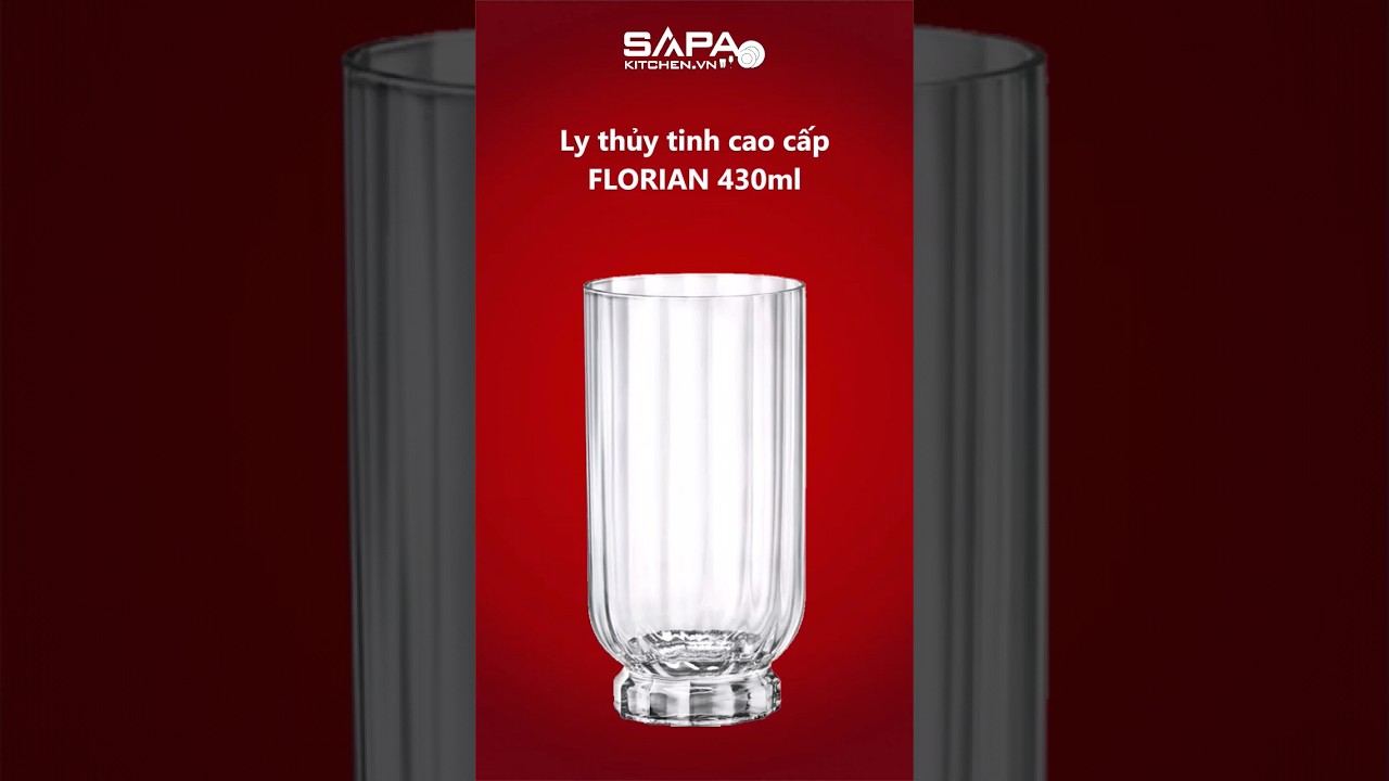 Ly thủy tinh cao cấp Florian 43cl - Ảnh 8