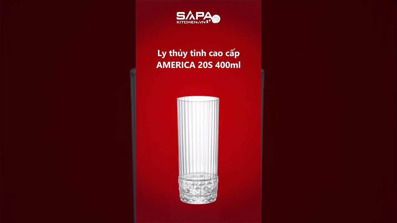 Ly thủy tinh cao cấp America 20s 40cl - Ảnh 7
