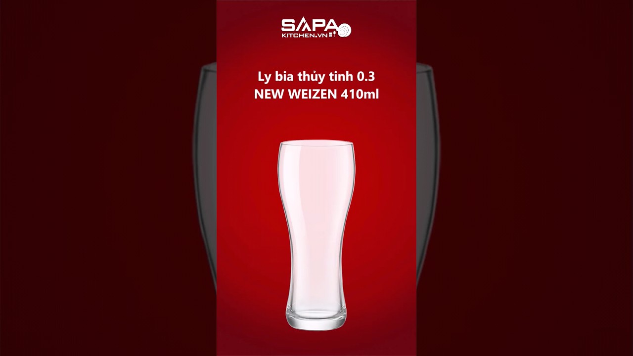 Ly bia thủy tinh 0.3 New Weizen 41cl - Ảnh 5