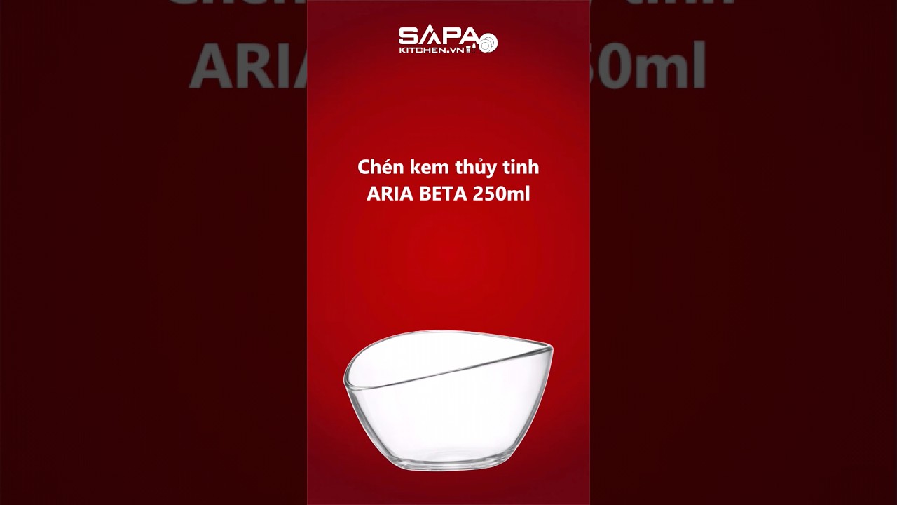 Chén kem thủy tinh Aria Beta 250ml - Ảnh 6
