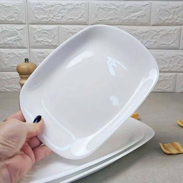 Đĩa thủy tinh chữ nhật nhỏ Parma 16.5 x 21.5 cm - Ảnh 3