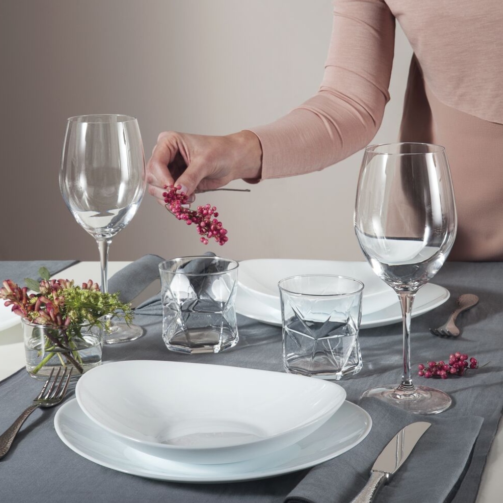 Đĩa soup thủy tinh oval Prometeo 23 x 20 cm - Ảnh 5
