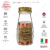 Chai thủy tinh nắp vặn Quattro 400ml