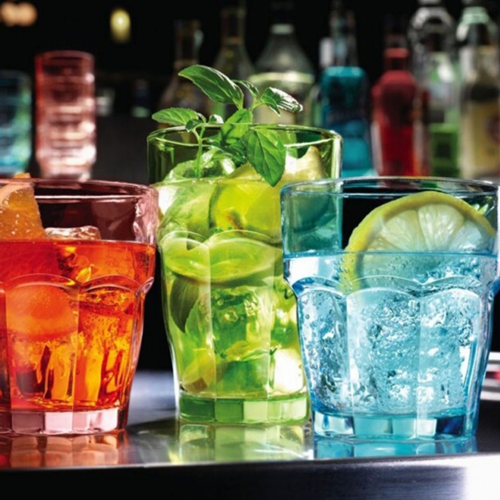Ly thủy tinh chịu nhiệt Rock bar 27 cl xanh biển - Ảnh 3