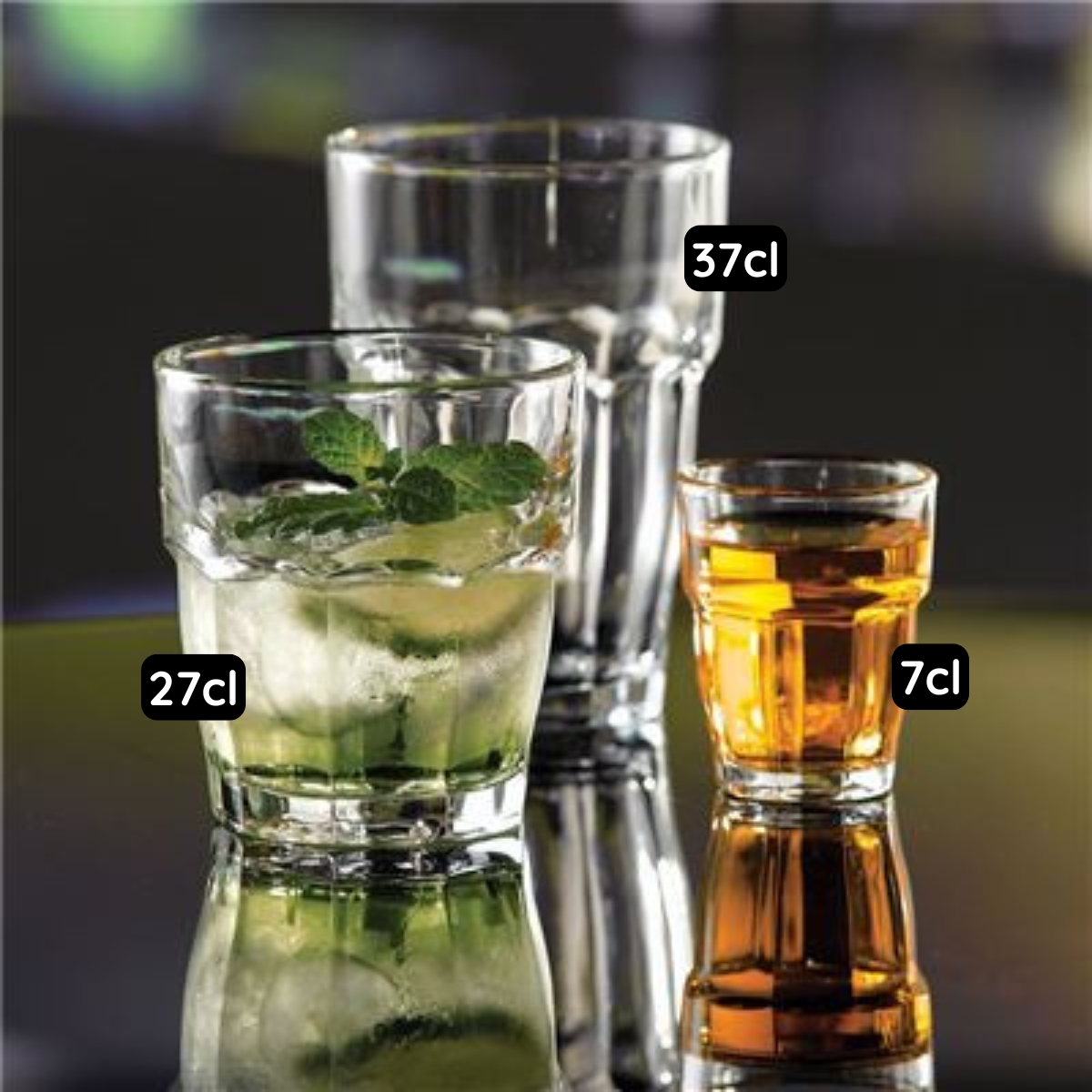 Ly shot thủy tinh chịu nhiệt Rock bar 7 cl - Ảnh 2
