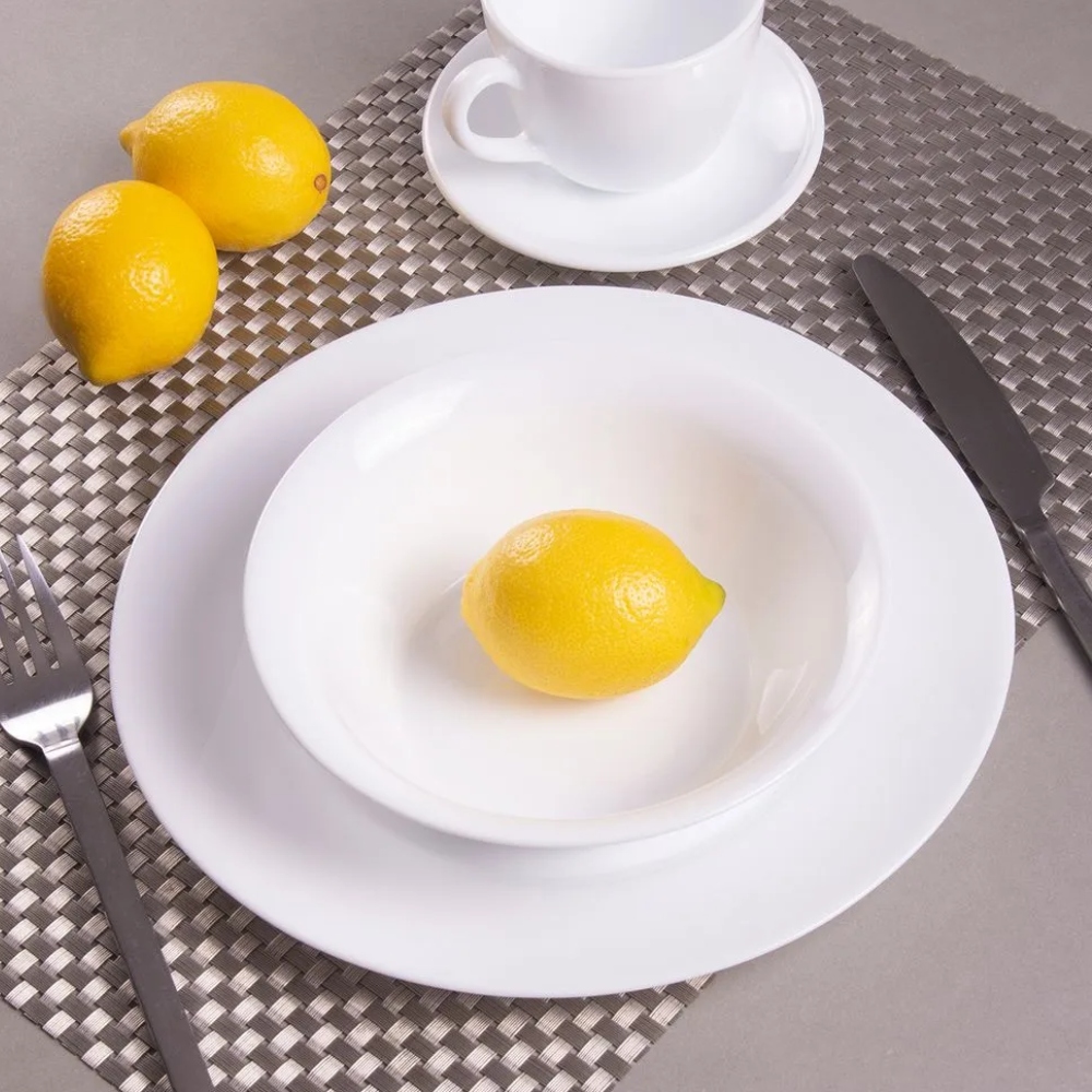 Đĩa thủy tinh tròn lớn Ronda 27 cm - Ảnh 2