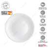 Đĩa thủy tinh tròn nhỏ White moon 20 cm