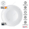 Đĩa thủy tinh tròn lớn White moon 31